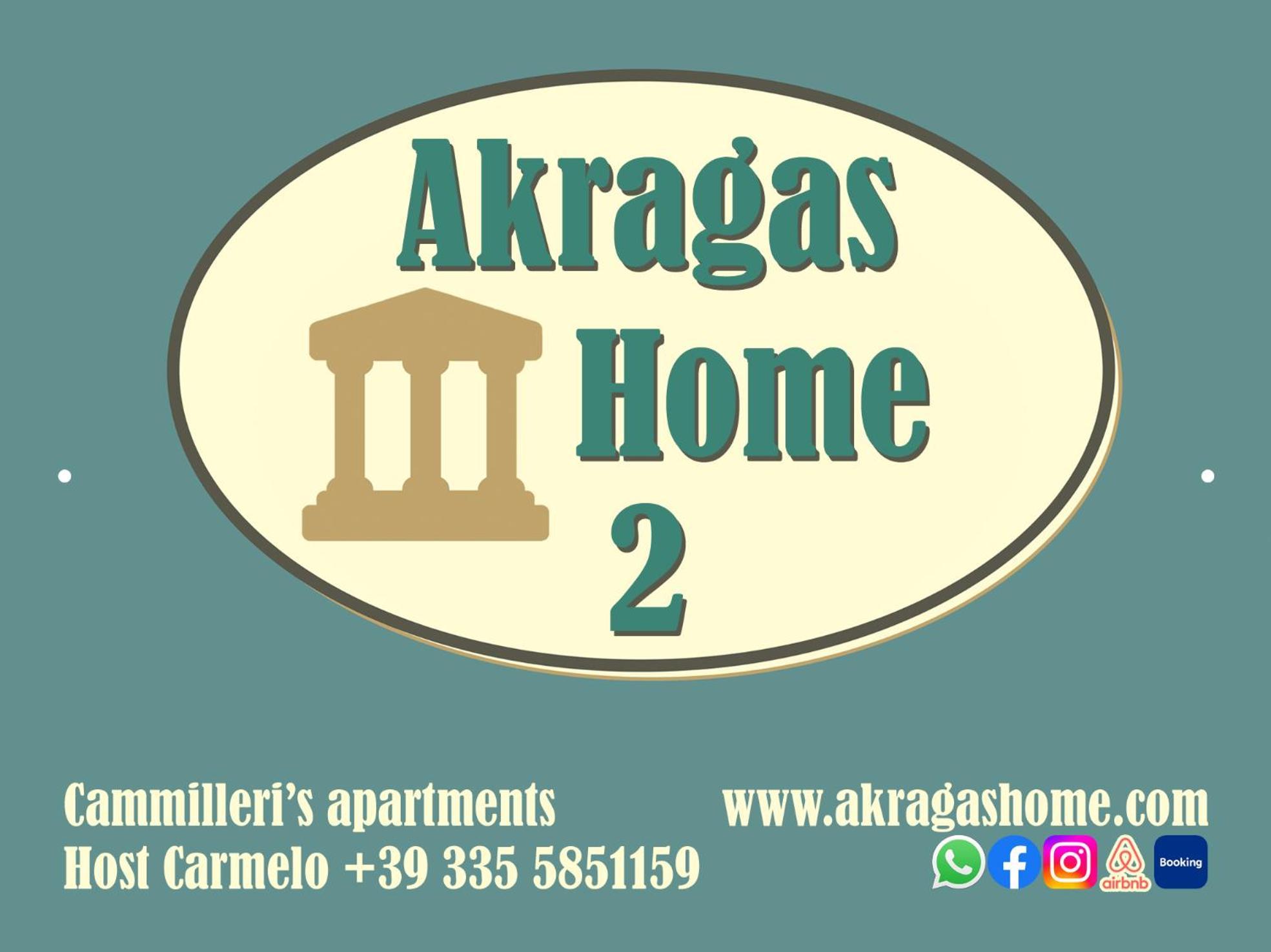 2 Apartments - Akragas Home 1 & 2 On Via Atenea City Center With View Agrigento Exteriör bild